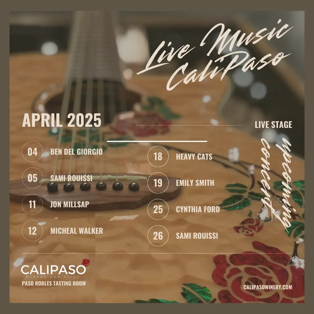 Live music events in April at Calipaso